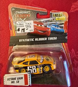 Disney Pixar Cars Octane Gain No. 58 Synthetic Rubber Tires K-Mart Exclusive