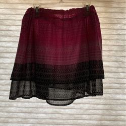 New Pink/black Skirt 