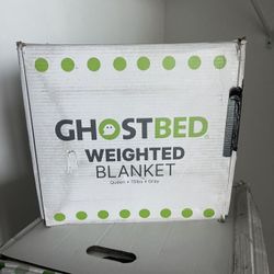 GhostBed 15 lb Weighted Blanket - 100% Cooling & Breathable Tencel Cover 60" x 80" (Queen), Grey