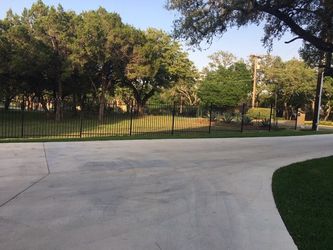 Wrought iron fencing. All styles and heights.