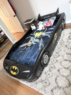 Batman Batmobile Twin Kids Car Bed
