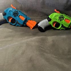 Nerf Slamfire. Blue And Green