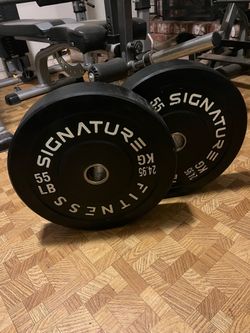 Signature Fitness Olympic bumper plate 2-55lb