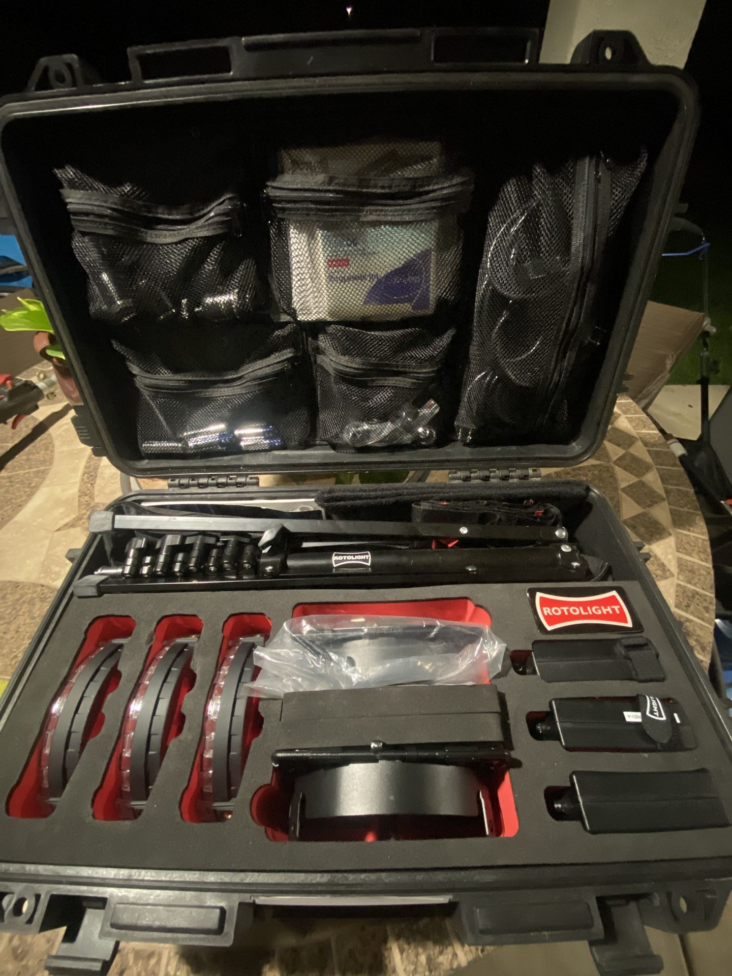 Rotolight NEO 2 Explorer Kit-Rotolight Neo 2 - 3 LED Light Kit - EXCELLENT-NEW!