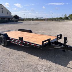 All New 2024 20 Foot Heavy Duty Car Hauler Trailer Flatbed 8 Lug 