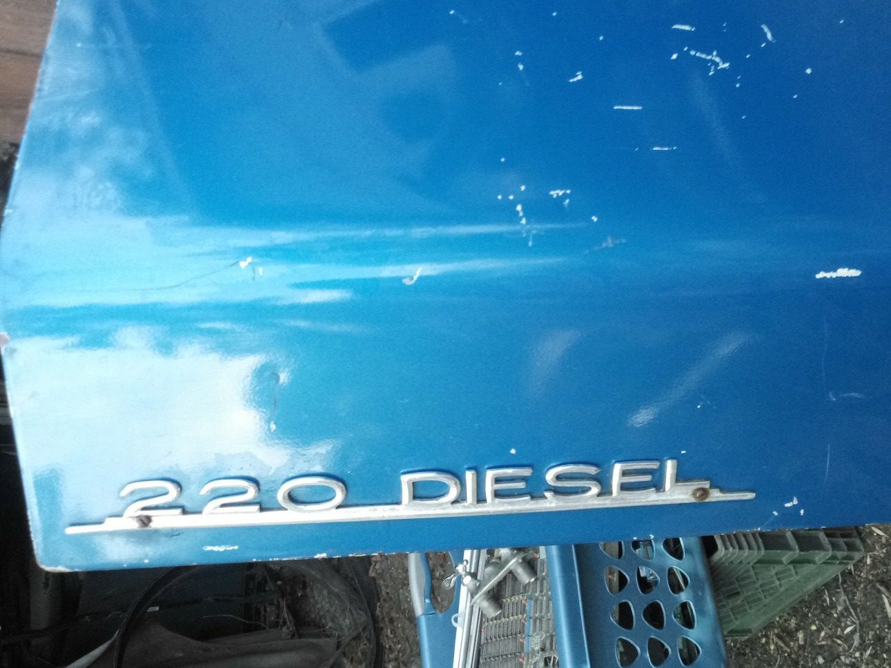 1979 Mercedes 220 Diesel Trunk Hood