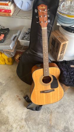 Fender acoustic guitar