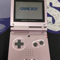 Gameboy Advance SP 001 Metallic Rose Handheld