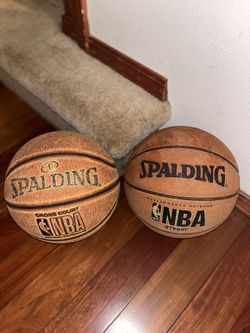 2 Spalding Basketballs