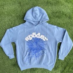 Spider Hoodie Blue