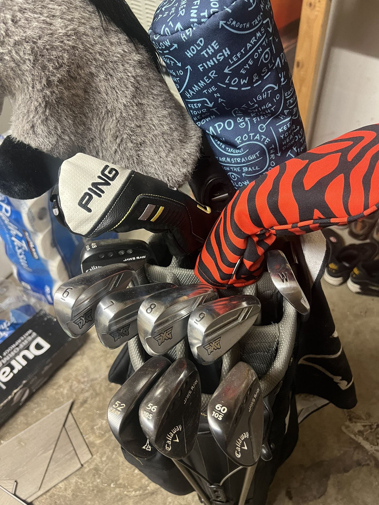 Full Golf Set PXG Irons/Ping Driver & Woods/Callaway Wedges