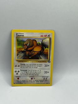 Pokemon Jungle Tauros Card #47