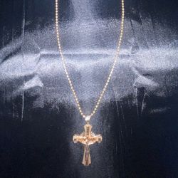 14k Rose Gold Moon Cut 