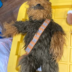 Star Wars Chewbacca 24" Stuffed Wookie Chewie Plush Made For Jay Franco & Sons