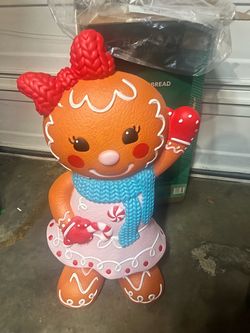 3 ft Gingerbread Girl Christmas Decoration