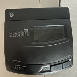 GE Slimline VHS Two-Way Rewinder