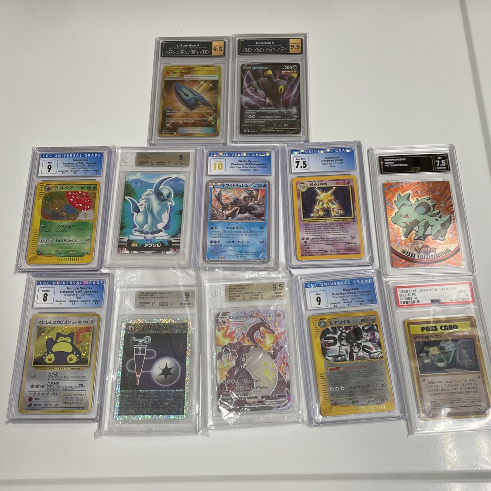 Variety Pokémon Graded Cards