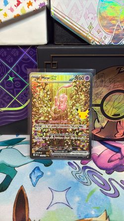 Mew ex 152/128 Pokémon Card Secret Rare