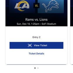 Los Angeles Rams Vs Detroit Lions 