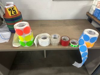 Inventory labels and tape