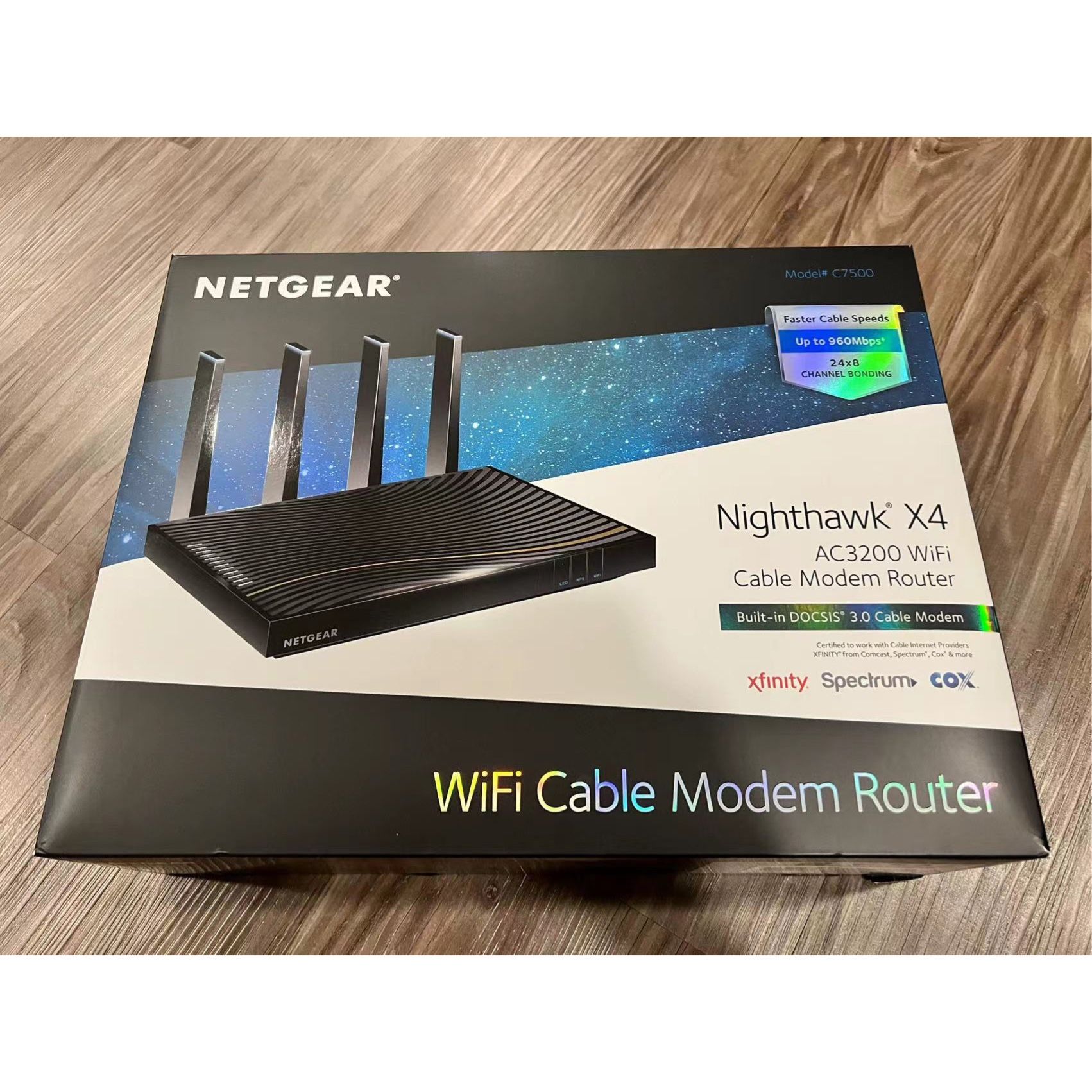 netgear nighthawk x4 AC3200 Wi-Fi Cable Modem Router