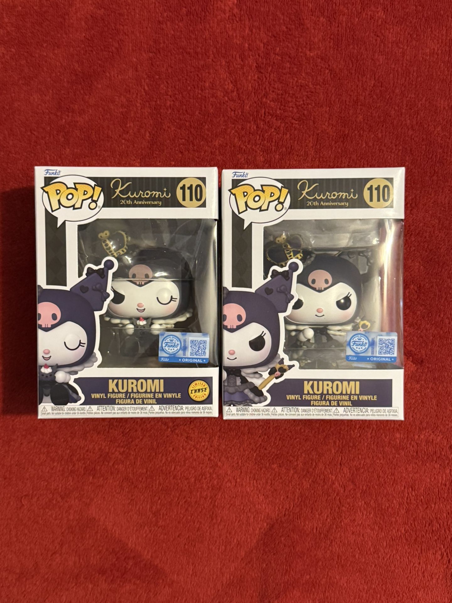 Funko Pop Sanrio Kuromi Royal Outfit #110 Funko Exclusive CHASE BUNDLE