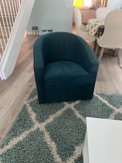 Swivel Chair Blue
