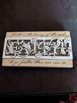 Mel V Inc.  Faith wall tile