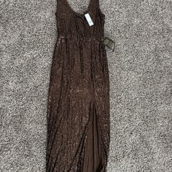 Bebe Sequin Gown