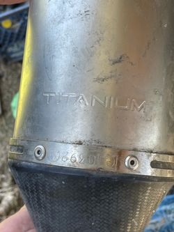 Titanium silencer for motorcycle -Quad bike tires