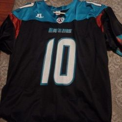 Arizona Rattles AFL  Davila Jersey #10 Size L Autographed 