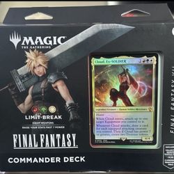 Magic The Gathering Final Fantasy VII 7 Commander Deck Limit Break
