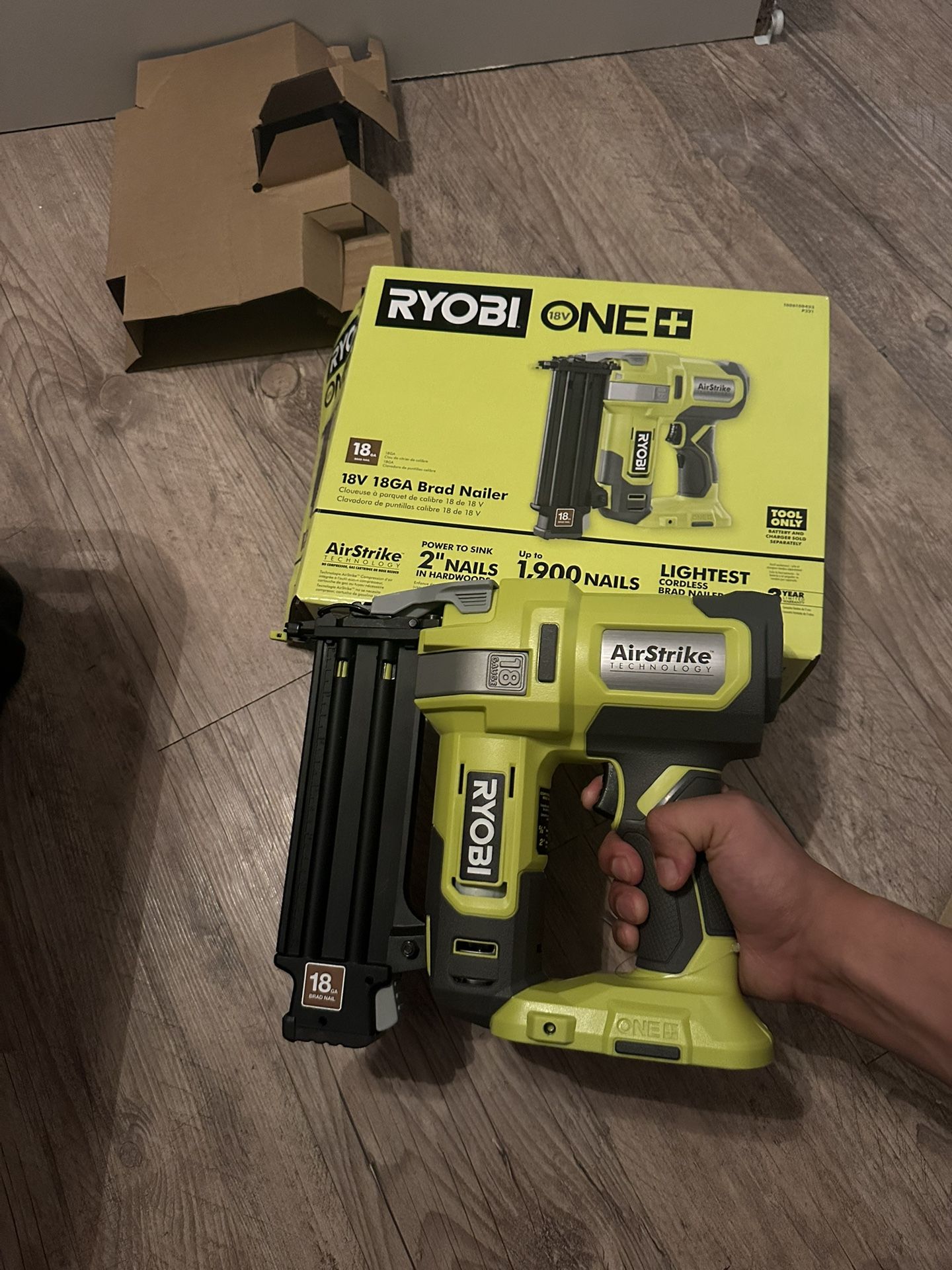 ryobi nailer 18