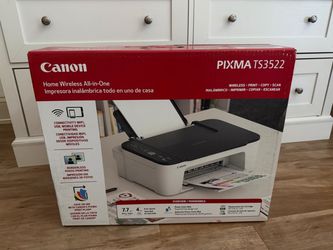New Canon PIXMA TS3522 Wireless All-in-One Printer