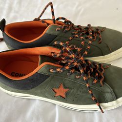 Converse One Star Olive Orange Mens Size 8 New