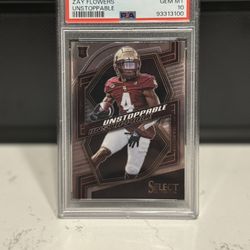 PSA GEM MT 10 Zay Flowers Rookie 