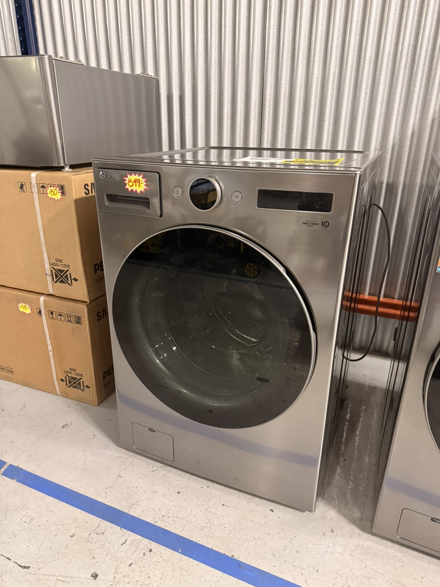 LG Front Load Washer – Graphite Steel