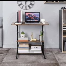 Modern Stand Up Desk With Storage 