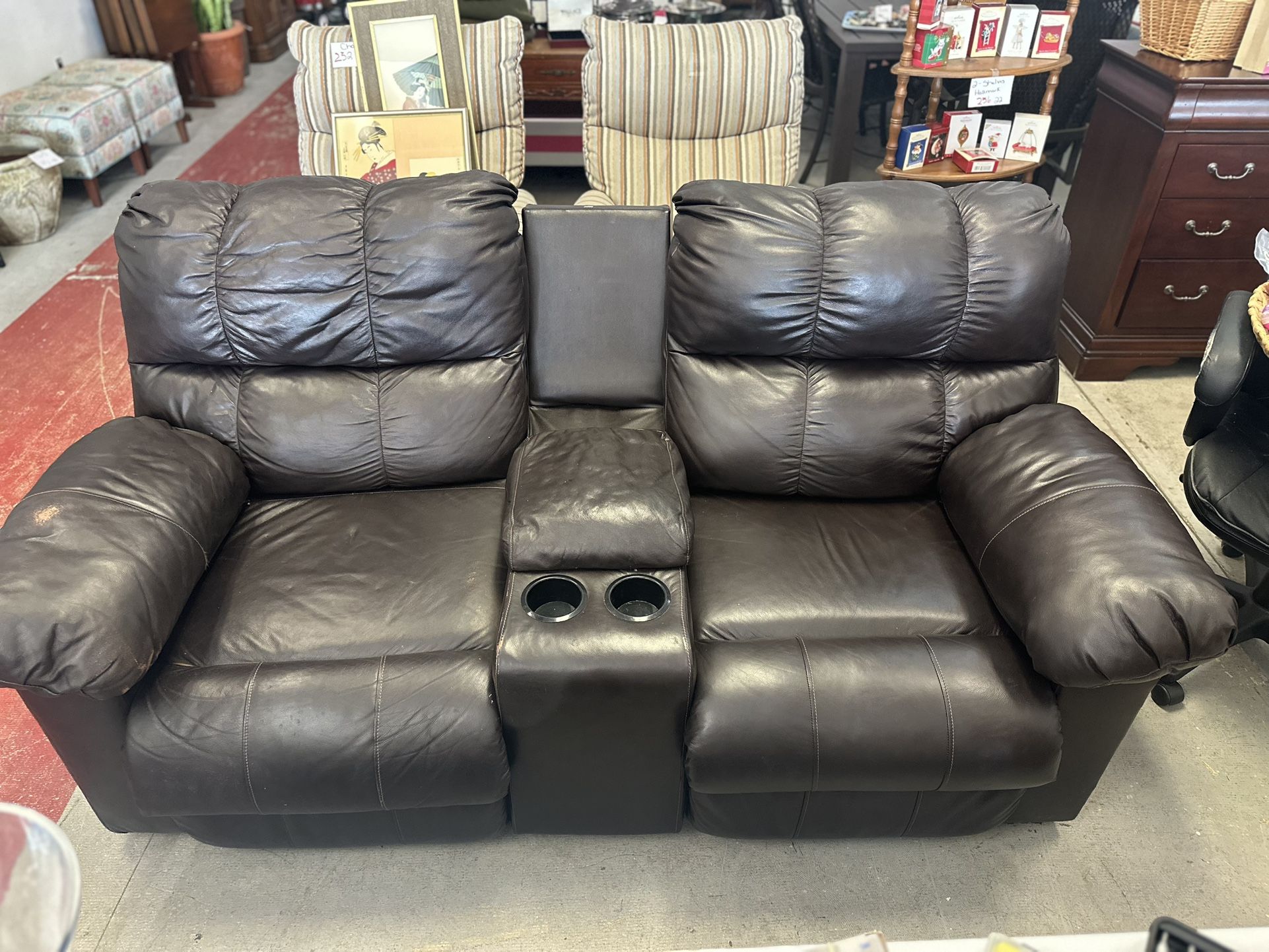 Recliner Leather Sofa