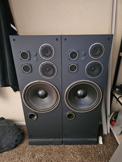 12" x 5 way floor speakers