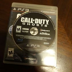 Call of Duty Ghost Ps3