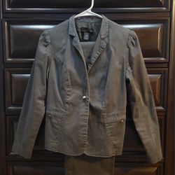 2 Piece Ladies Suit Grey Size 4