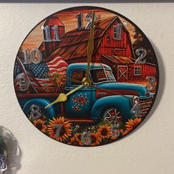 Classic Truck Wall Clock