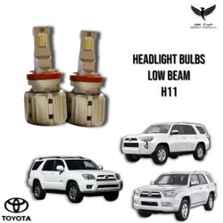  06-21 Toyota 4Runner Headlight Led Bulbs Super Bright Super White Installation FREE