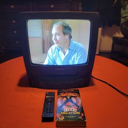 Samsung 13" CRT TV/VCR VHS Player And Recorder Combo With Remote
