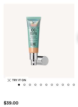 IT Cosmetics CC+ Cream Matte Foundation with SPF 40