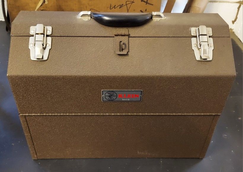 * * * THE Vintage KLEIN Tool Box New in the Box New Old Stock * * *