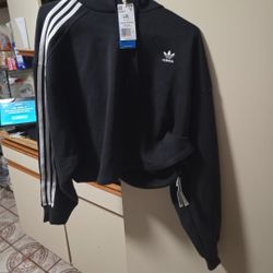 adidas Originals Women's Adicolor Classics Cropped Hoodie
