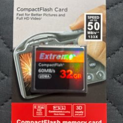 32GB CF memory card, UDMA, speed up to 300x, original CF memory card for cameras.