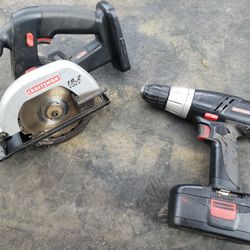 Craftsman Drill and Saw 19.2 Volts